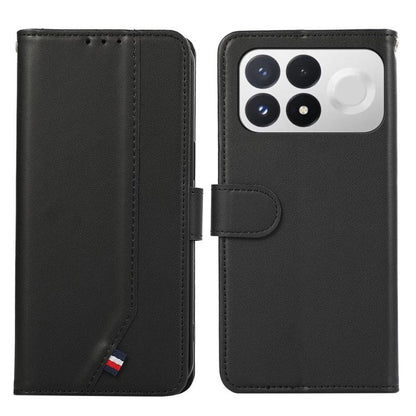 ABEEL Delicate Texture Splicing RFID Leather Phone Case, For Redmi Note 17 4G Global 169.7mm, For Redmi K100 Pro Max/Poco F9 Ultra 5G, For Redmi K100 Pro 5G/Poco F9 Pro 5G, For Redmi 17 5G / 4G Global 170mm, For Redmi A7 Pro 171mm/Poco C85x 5G         ...