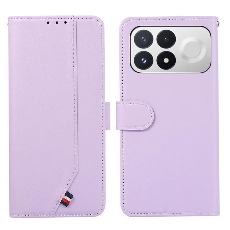 ABEEL Delicate Texture Splicing RFID Leather Phone Case, For Redmi Note 17 4G Global 169.7mm, For Redmi K100 Pro Max/Poco F9 Ultra 5G, For Redmi K100 Pro 5G/Poco F9 Pro 5G, For Redmi 17 5G / 4G Global 170mm, For Redmi A7 Pro 171mm/Poco C85x 5G         ...