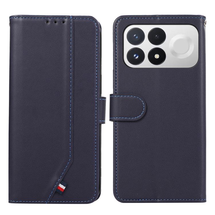 ABEEL Delicate Texture Splicing RFID Leather Phone Case, For Redmi Note 17 4G Global 169.7mm, For Redmi K100 Pro Max/Poco F9 Ultra 5G, For Redmi K100 Pro 5G/Poco F9 Pro 5G, For Redmi 17 5G / 4G Global 170mm, For Redmi A7 Pro 171mm/Poco C85x 5G         ...