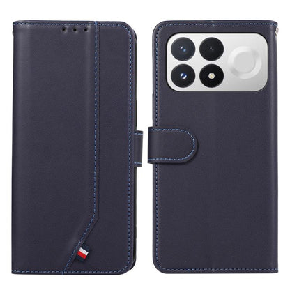 ABEEL Delicate Texture Splicing RFID Leather Phone Case, For Redmi Note 17 4G Global 169.7mm, For Redmi K100 Pro Max/Poco F9 Ultra 5G, For Redmi K100 Pro 5G/Poco F9 Pro 5G, For Redmi 17 5G / 4G Global 170mm, For Redmi A7 Pro 171mm/Poco C85x 5G         ...