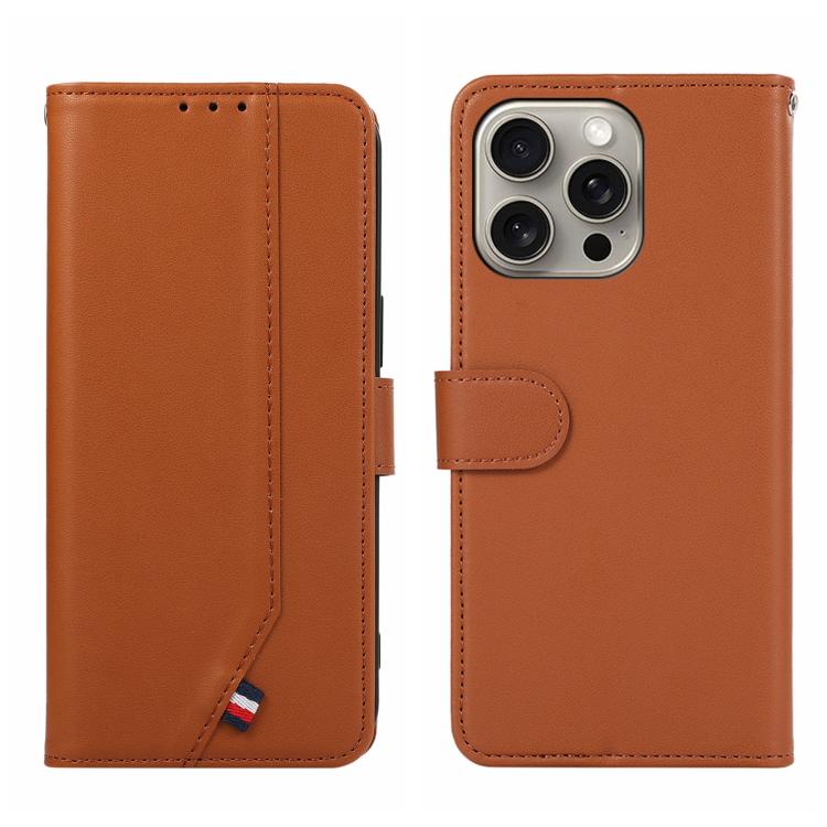 ABEEL Delicate Texture Splicing RFID Leather Phone Case