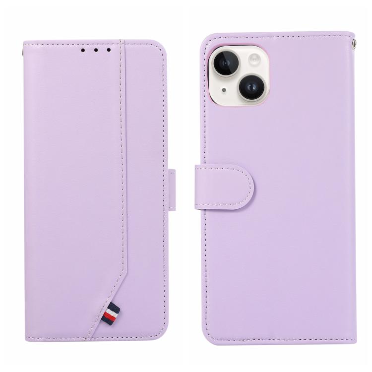 ABEEL Delicate Texture Splicing RFID Leather Phone Case