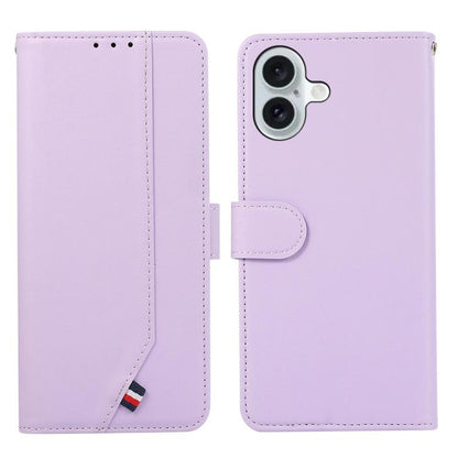 ABEEL Delicate Texture Splicing RFID Leather Phone Case