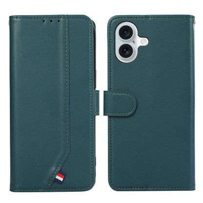 ABEEL Delicate Texture Splicing RFID Leather Phone Case