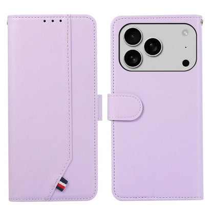 ABEEL Delicate Texture Splicing RFID Leather Phone Case