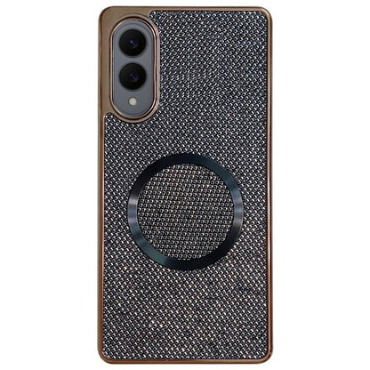 Electroplating PC Glitter Grain MagSafe Phone Case