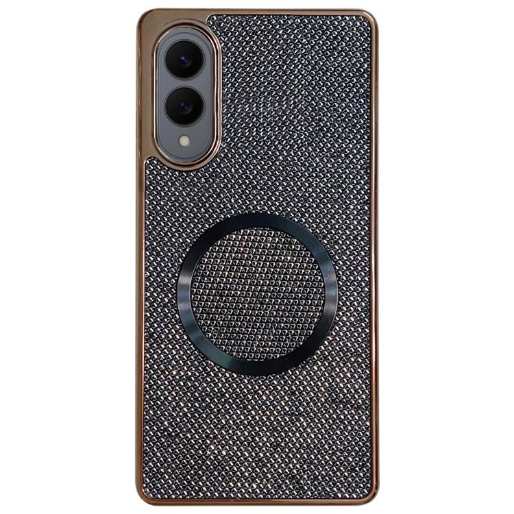 Electroplating PC Glitter Grain MagSafe Phone Case, For Samsung Galaxy S25 Edge 5G, For Samsung Galaxy S25 5G, For Samsung Galaxy S25+ 5G, For Samsung Galaxy S25 Ultra 5G, For Samsung Galaxy S24 FE 5G, For Samsung Galaxy S24 Ultra 5G                   ...