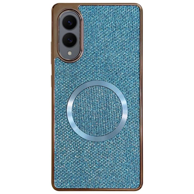 Electroplating PC Glitter Grain MagSafe Phone Case, For Samsung Galaxy S25 Edge 5G, For Samsung Galaxy S25 5G, For Samsung Galaxy S25+ 5G, For Samsung Galaxy S25 Ultra 5G, For Samsung Galaxy S24 FE 5G, For Samsung Galaxy S24 Ultra 5G                   ...