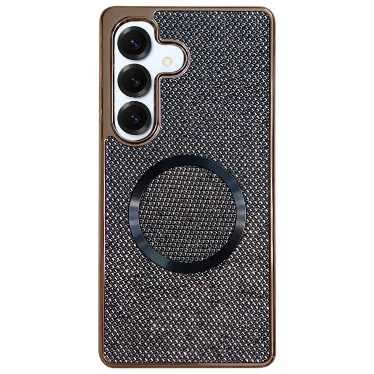 Electroplating PC Glitter Grain MagSafe Phone Case, For Samsung Galaxy S25 Edge 5G, For Samsung Galaxy S25 5G, For Samsung Galaxy S25+ 5G, For Samsung Galaxy S25 Ultra 5G, For Samsung Galaxy S24 FE 5G, For Samsung Galaxy S24 Ultra 5G                   ...