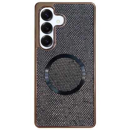 Electroplating PC Glitter Grain MagSafe Phone Case, For Samsung Galaxy S25 Edge 5G, For Samsung Galaxy S25 5G, For Samsung Galaxy S25+ 5G, For Samsung Galaxy S25 Ultra 5G, For Samsung Galaxy S24 FE 5G, For Samsung Galaxy S24 Ultra 5G                   ...