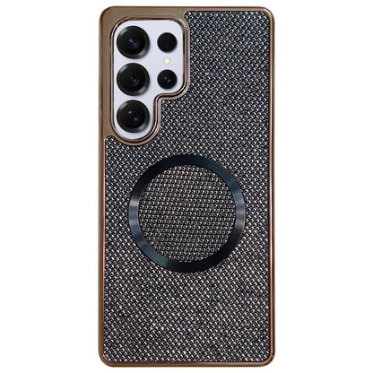 Electroplating PC Glitter Grain MagSafe Phone Case
