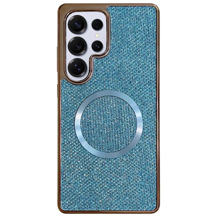 Electroplating PC Glitter Grain MagSafe Phone Case