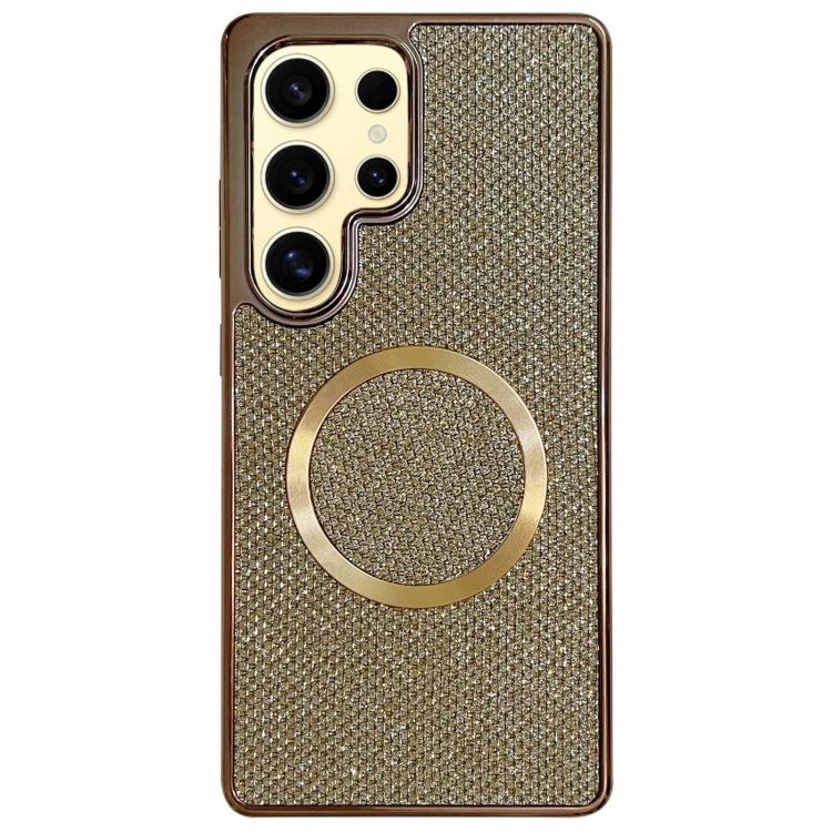 Electroplating PC Glitter Grain MagSafe Phone Case