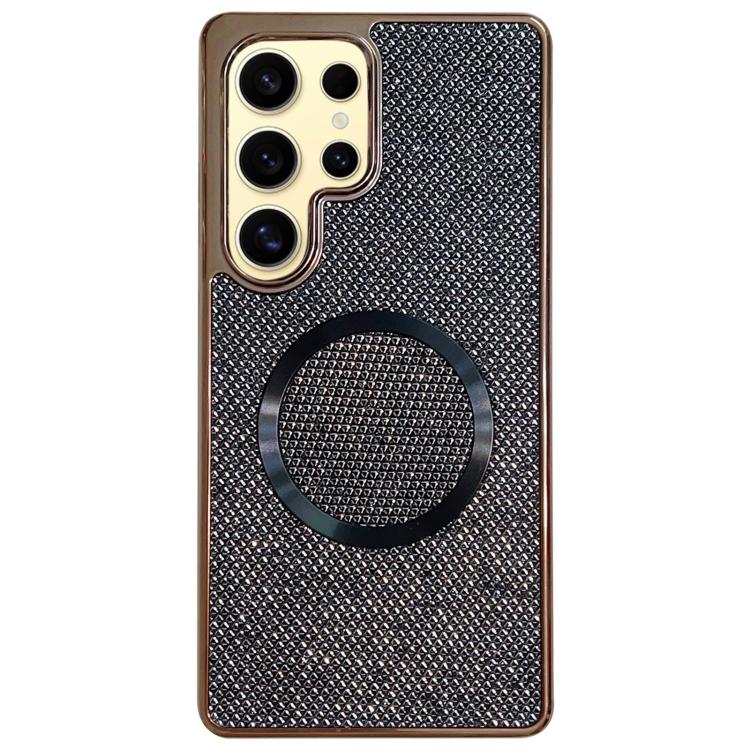 Electroplating PC Glitter Grain MagSafe Phone Case
