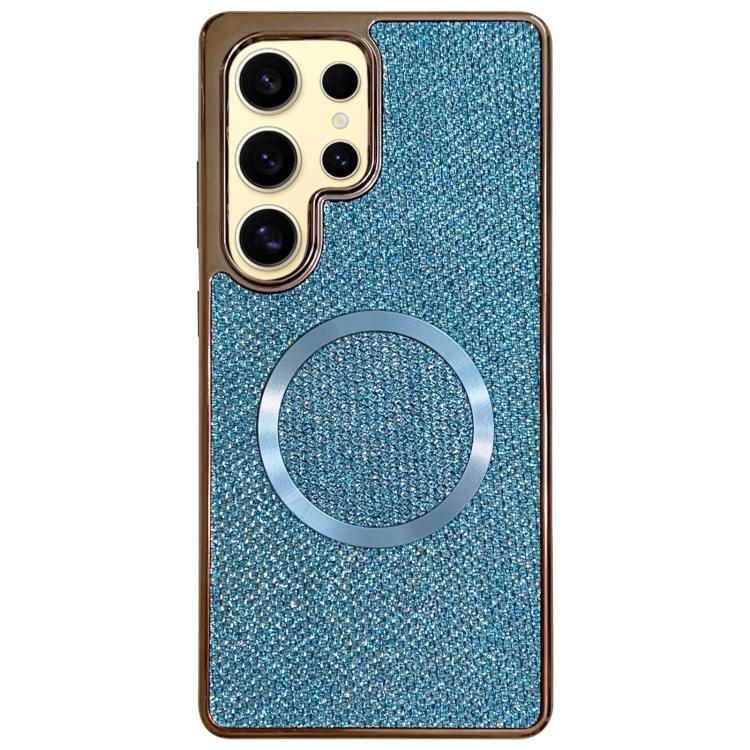 Electroplating PC Glitter Grain MagSafe Phone Case