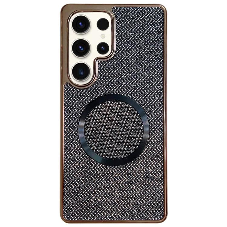 Electroplating PC Glitter Grain MagSafe Phone Case