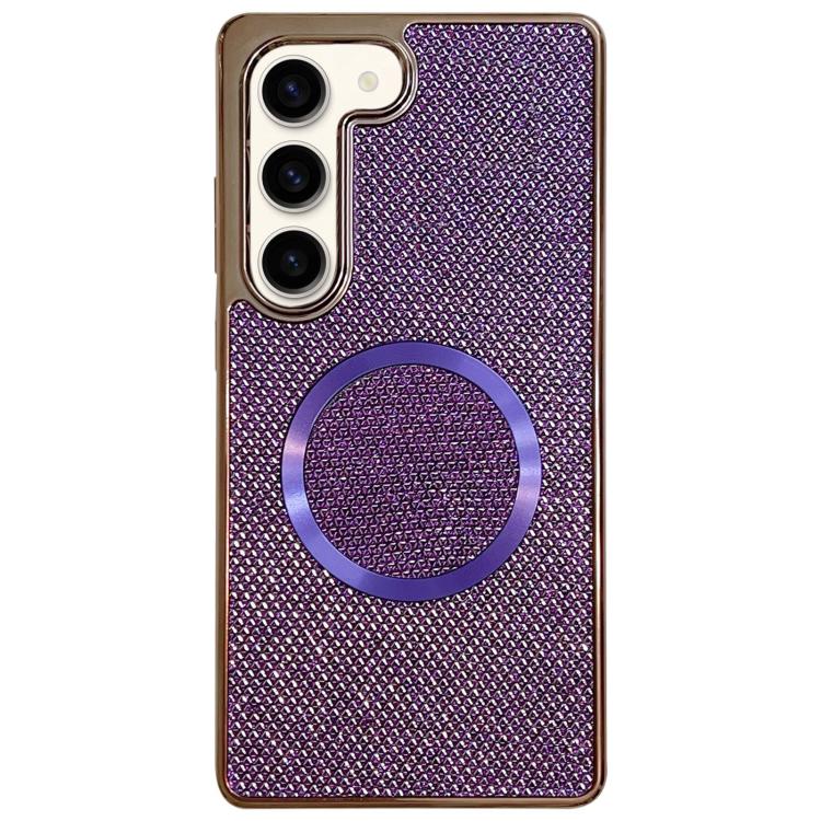 Electroplating PC Glitter Grain MagSafe Phone Case