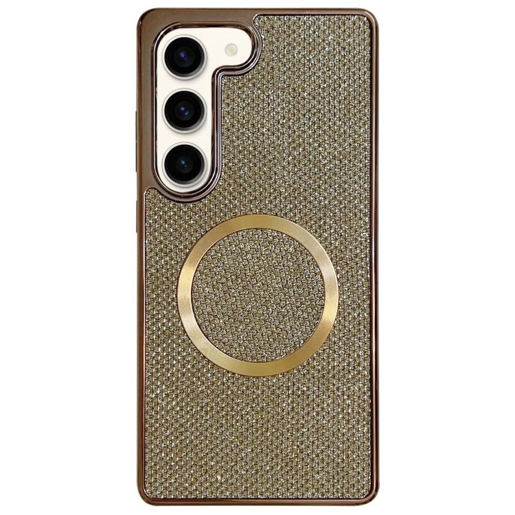 Electroplating PC Glitter Grain MagSafe Phone Case