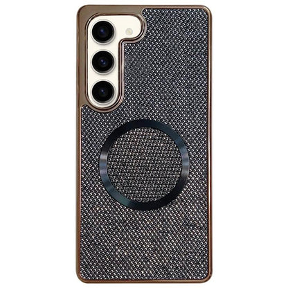 Electroplating PC Glitter Grain MagSafe Phone Case