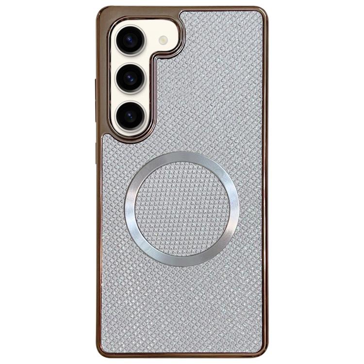 Electroplating PC Glitter Grain MagSafe Phone Case