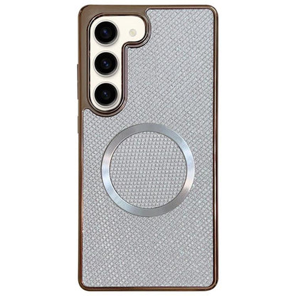 Electroplating PC Glitter Grain MagSafe Phone Case