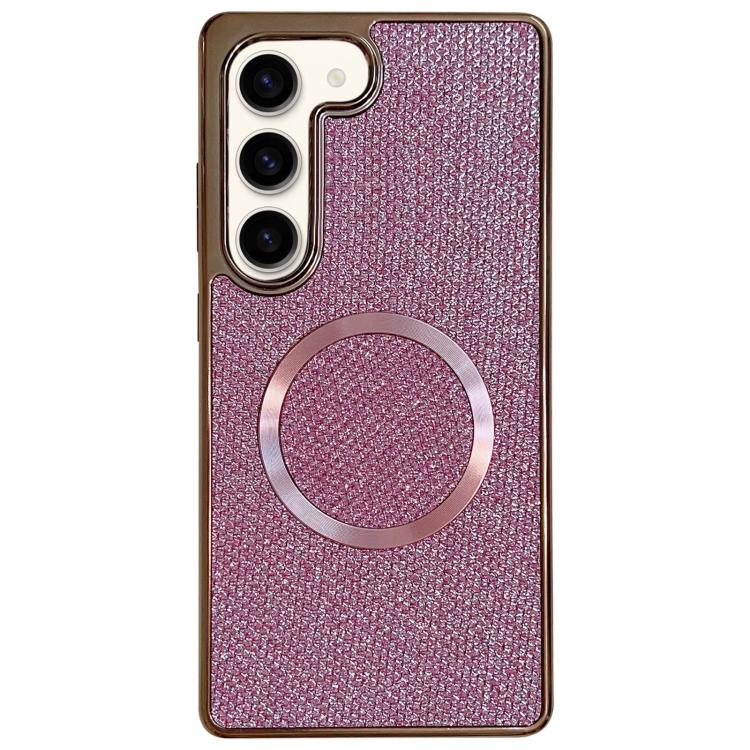 Electroplating PC Glitter Grain MagSafe Phone Case