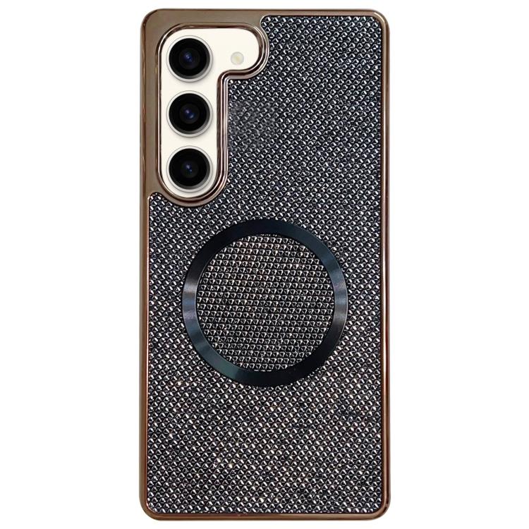 Electroplating PC Glitter Grain MagSafe Phone Case