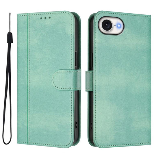Line Splicing Buckle Retro Leather Phone Case, For iPhone 17e / 16e, For iPhone 17 Pro Max, For iPhone 17 Pro, For iPhone 17, For iPhone Air, For iPhone 16 Pro Max, For iPhone 16 Pro, For iPhone 16 Plus, For iPhone 16, For iPhone 15 Pro Max            ...