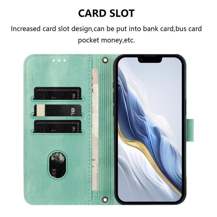 Line Splicing Buckle Retro Leather Phone Case, For iPhone 17e / 16e, For iPhone 17 Pro Max, For iPhone 17 Pro, For iPhone 17, For iPhone Air, For iPhone 16 Pro Max, For iPhone 16 Pro, For iPhone 16 Plus, For iPhone 16, For iPhone 15 Pro Max            ...