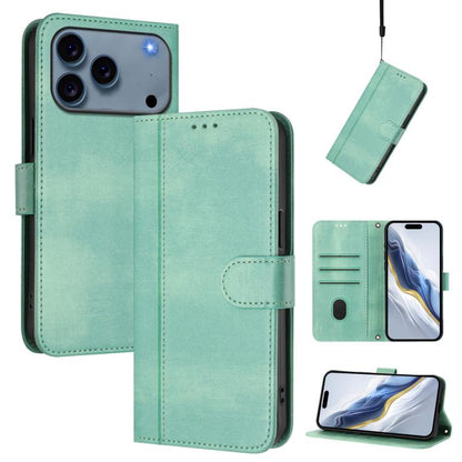 Line Splicing Buckle Retro Leather Phone Case, For iPhone 17e / 16e, For iPhone 17 Pro Max, For iPhone 17 Pro, For iPhone 17, For iPhone Air, For iPhone 16 Pro Max, For iPhone 16 Pro, For iPhone 16 Plus, For iPhone 16, For iPhone 15 Pro Max            ...