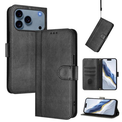 Line Splicing Buckle Retro Leather Phone Case, For iPhone 17e / 16e, For iPhone 17 Pro Max, For iPhone 17 Pro, For iPhone 17, For iPhone Air, For iPhone 16 Pro Max, For iPhone 16 Pro, For iPhone 16 Plus, For iPhone 16, For iPhone 15 Pro Max            ...