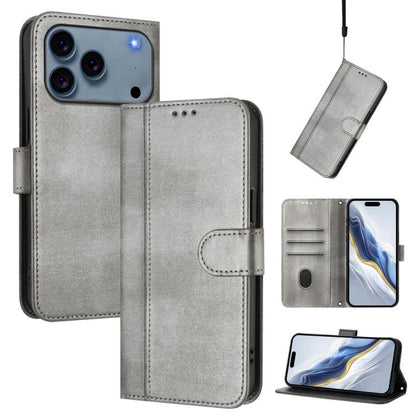 Line Splicing Buckle Retro Leather Phone Case, For iPhone 17e / 16e, For iPhone 17 Pro Max, For iPhone 17 Pro, For iPhone 17, For iPhone Air, For iPhone 16 Pro Max, For iPhone 16 Pro, For iPhone 16 Plus, For iPhone 16, For iPhone 15 Pro Max            ...