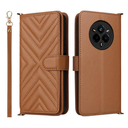Multifunctional 6-Card Slots Leather Phone Case with Wrist Strap, For Realme P4 Power 5G, For Realme Note 80 4G, For Realme 16 5G, For Realme 16 Pro+ 5G Global, For Realme 16 Pro 5G Global, For Realme C85 Pro 4G, For Realme 15T 5G                      ...