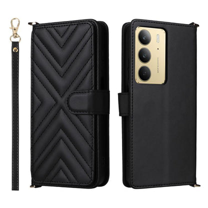 Multifunctional 6-Card Slots Leather Phone Case with Wrist Strap, For Realme P4 Power 5G, For Realme Note 80 4G, For Realme 16 5G, For Realme 16 Pro+ 5G Global, For Realme 16 Pro 5G Global, For Realme C85 Pro 4G, For Realme 15T 5G                      ...