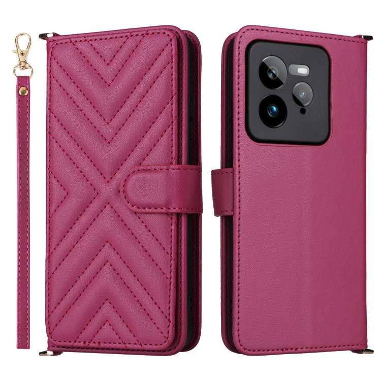 Multifunctional 6-Card Slots Leather Phone Case with Wrist Strap, For Realme P4 Power 5G, For Realme Note 80 4G, For Realme 16 5G, For Realme 16 Pro+ 5G Global, For Realme 16 Pro 5G Global, For Realme C85 Pro 4G, For Realme 15T 5G                      ...