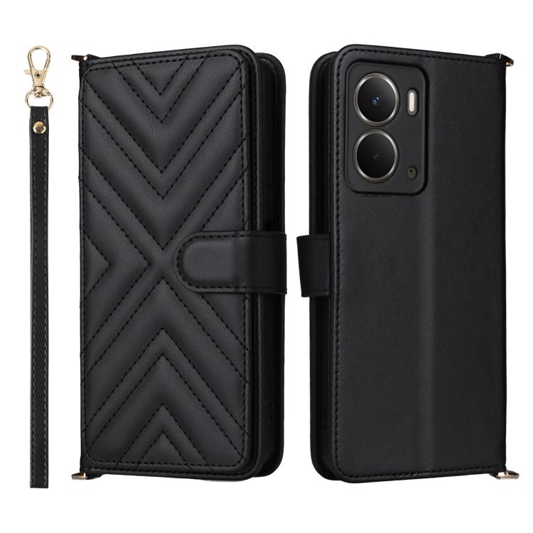 Multifunctional 6-Card Slots Leather Phone Case with Wrist Strap, For Realme P4 Power 5G, For Realme Note 80 4G, For Realme 16 5G, For Realme 16 Pro+ 5G Global, For Realme 16 Pro 5G Global, For Realme C85 Pro 4G, For Realme 15T 5G                      ...