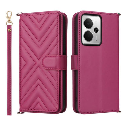 Multifunctional 6-Card Slots Leather Phone Case with Wrist Strap, For Realme P4 Power 5G, For Realme Note 80 4G, For Realme 16 5G, For Realme 16 Pro+ 5G Global, For Realme 16 Pro 5G Global, For Realme C85 Pro 4G, For Realme 15T 5G                      ...