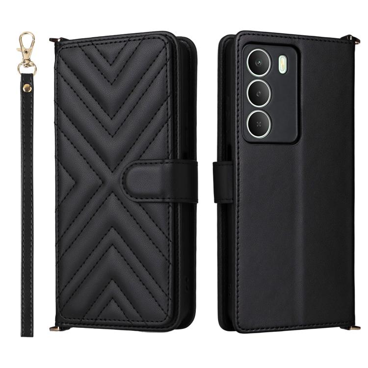 Multifunctional 6-Card Slots Leather Phone Case with Wrist Strap, For Realme P4 Power 5G, For Realme Note 80 4G, For Realme 16 5G, For Realme 16 Pro+ 5G Global, For Realme 16 Pro 5G Global, For Realme C85 Pro 4G, For Realme 15T 5G                      ...