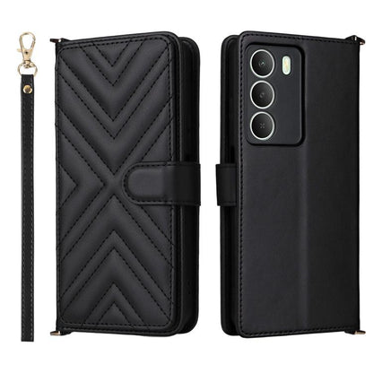 Multifunctional 6-Card Slots Leather Phone Case with Wrist Strap, For Realme P4 Power 5G, For Realme Note 80 4G, For Realme 16 5G, For Realme 16 Pro+ 5G Global, For Realme 16 Pro 5G Global, For Realme C85 Pro 4G, For Realme 15T 5G                      ...