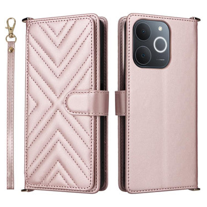 Multifunctional 6-Card Slots Leather Phone Case with Wrist Strap, For Realme P4 Power 5G, For Realme Note 80 4G, For Realme 16 5G, For Realme 16 Pro+ 5G Global, For Realme 16 Pro 5G Global, For Realme C85 Pro 4G, For Realme 15T 5G                      ...