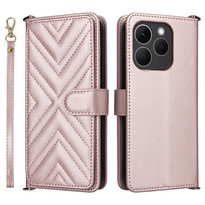 Multifunctional 6-Card Slots Leather Phone Case with Wrist Strap, For Realme P4 Power 5G, For Realme Note 80 4G, For Realme 16 5G, For Realme 16 Pro+ 5G Global, For Realme 16 Pro 5G Global, For Realme C85 Pro 4G, For Realme 15T 5G                      ...