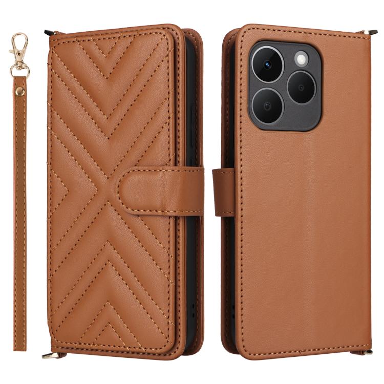 Multifunctional 6-Card Slots Leather Phone Case with Wrist Strap, For Realme P4 Power 5G, For Realme Note 80 4G, For Realme 16 5G, For Realme 16 Pro+ 5G Global, For Realme 16 Pro 5G Global, For Realme C85 Pro 4G, For Realme 15T 5G                      ...