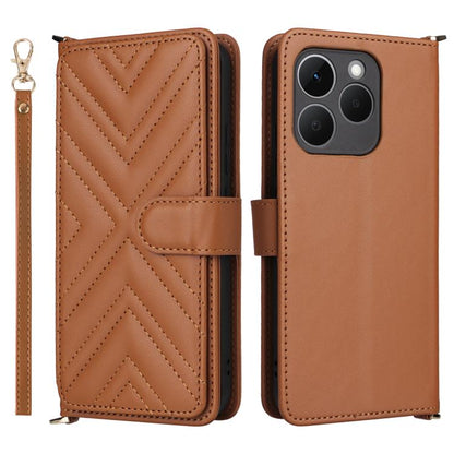 Multifunctional 6-Card Slots Leather Phone Case with Wrist Strap, For Realme P4 Power 5G, For Realme Note 80 4G, For Realme 16 5G, For Realme 16 Pro+ 5G Global, For Realme 16 Pro 5G Global, For Realme C85 Pro 4G, For Realme 15T 5G                      ...