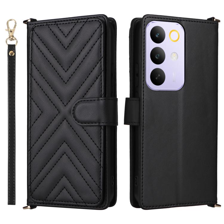 Multifunctional 6-Card Slots Leather Phone Case with Wrist Strap, For Realme P4 Power 5G, For Realme Note 80 4G, For Realme 16 5G, For Realme 16 Pro+ 5G Global, For Realme 16 Pro 5G Global, For Realme C85 Pro 4G, For Realme 15T 5G                      ...