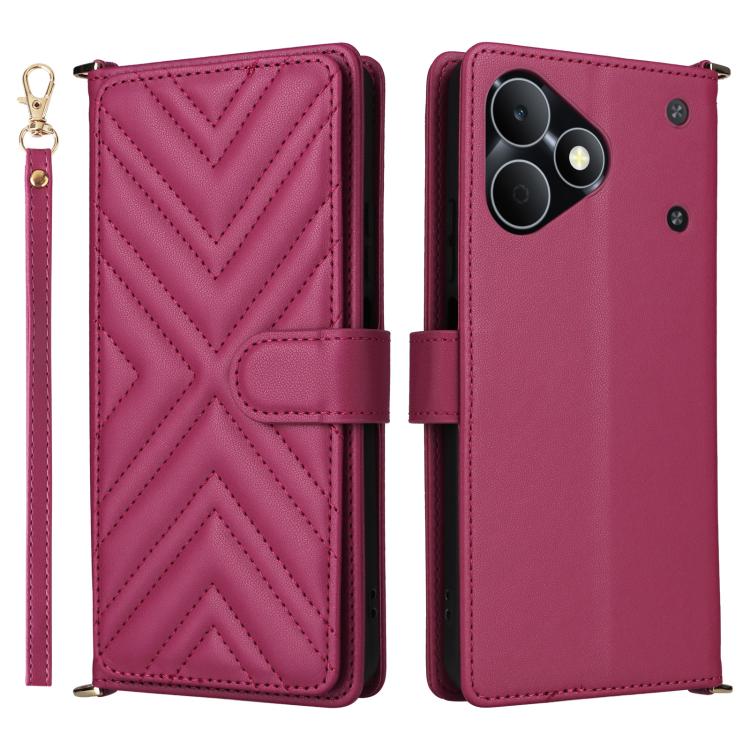 Multifunctional 6-Card Slots Leather Phone Case with Wrist Strap, For Realme P4 Power 5G, For Realme Note 80 4G, For Realme 16 5G, For Realme 16 Pro+ 5G Global, For Realme 16 Pro 5G Global, For Realme C85 Pro 4G, For Realme 15T 5G                      ...