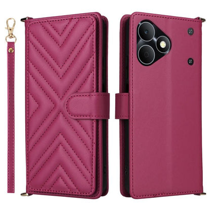 Multifunctional 6-Card Slots Leather Phone Case with Wrist Strap, For Realme P4 Power 5G, For Realme Note 80 4G, For Realme 16 5G, For Realme 16 Pro+ 5G Global, For Realme 16 Pro 5G Global, For Realme C85 Pro 4G, For Realme 15T 5G                      ...