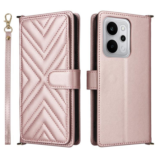 Multifunctional 6-Card Slots Leather Phone Case with Wrist Strap, For Realme P4 Power 5G, For Realme Note 80 4G, For Realme 16 5G, For Realme 16 Pro+ 5G Global, For Realme 16 Pro 5G Global, For Realme C85 Pro 4G, For Realme 15T 5G