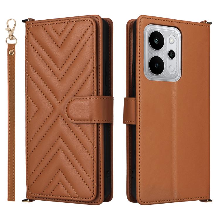 Multifunctional 6-Card Slots Leather Phone Case with Wrist Strap, For Realme P4 Power 5G, For Realme Note 80 4G, For Realme 16 5G, For Realme 16 Pro+ 5G Global, For Realme 16 Pro 5G Global, For Realme C85 Pro 4G, For Realme 15T 5G                      ...
