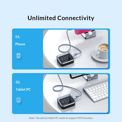 ORICO M3U3-4A 4 in 1 Type-C to USB 3.2 Docking Hub