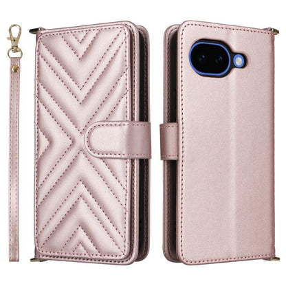 Multifunctional 6-Card Slots Leather Phone Case with Wrist Strap, For Google Pixel 10a, For Google Pixel 10 Pro XL, For Google Pixel 10 / Pixel 10 Pro, For Google Pixel 9 / Pixel 9 Pro